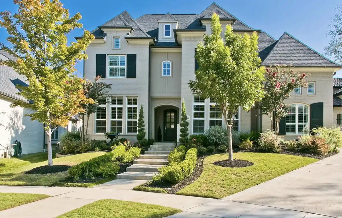 Mid-class home with new roof